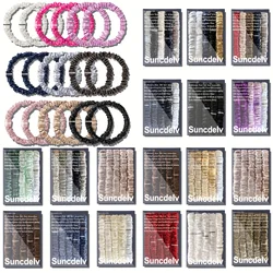 Elastici per capelli in pura seta di gelso al 100% fascette per capelli in seta fasce per capelli porta coda di cavallo Skinny accessori per capelli naturali in tinta unita