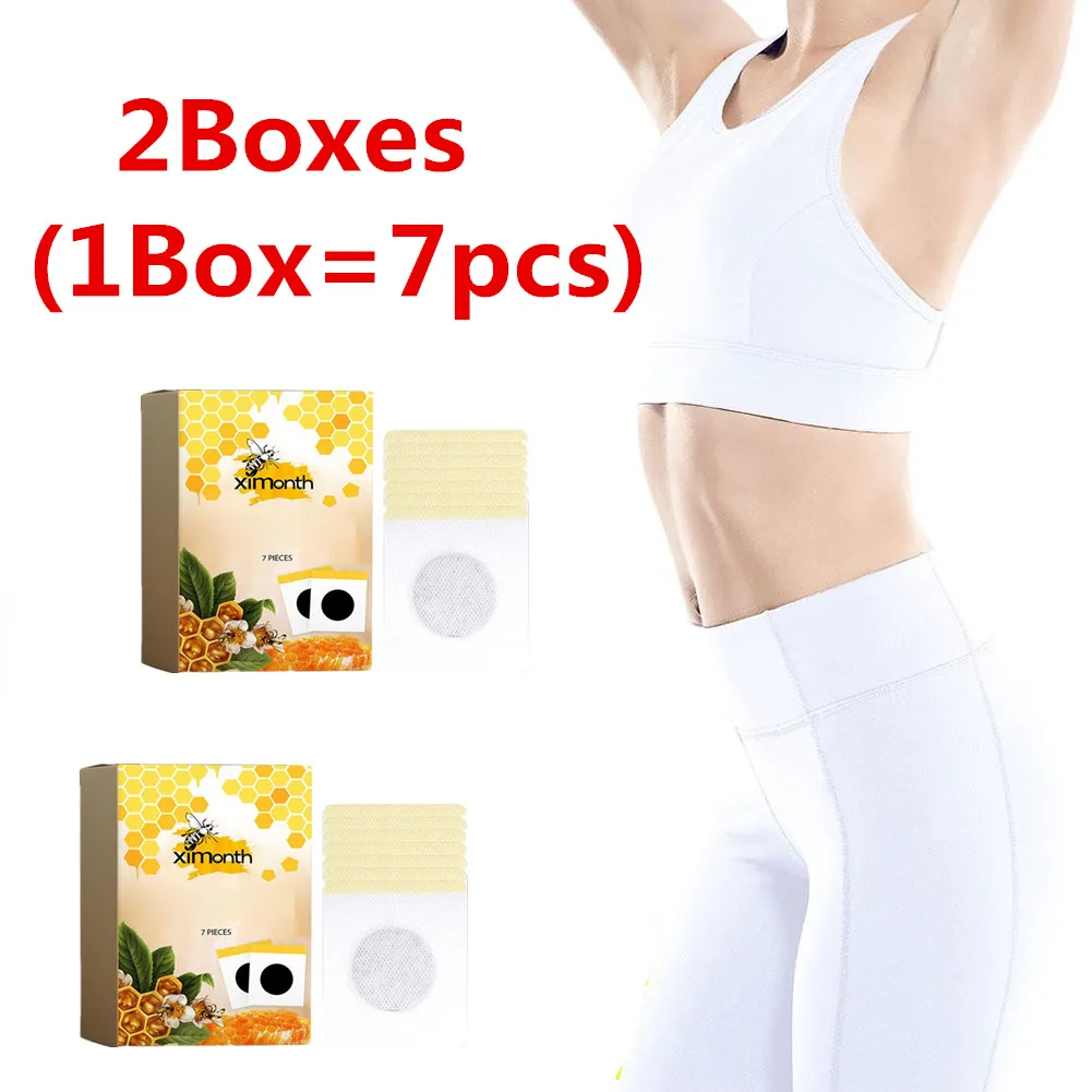 2 Box Bee Slimming Patch Belly Slimming Patch Lose Weight Detox Abdominal Navel Sticker Fast Burning Fat Improve Stomach