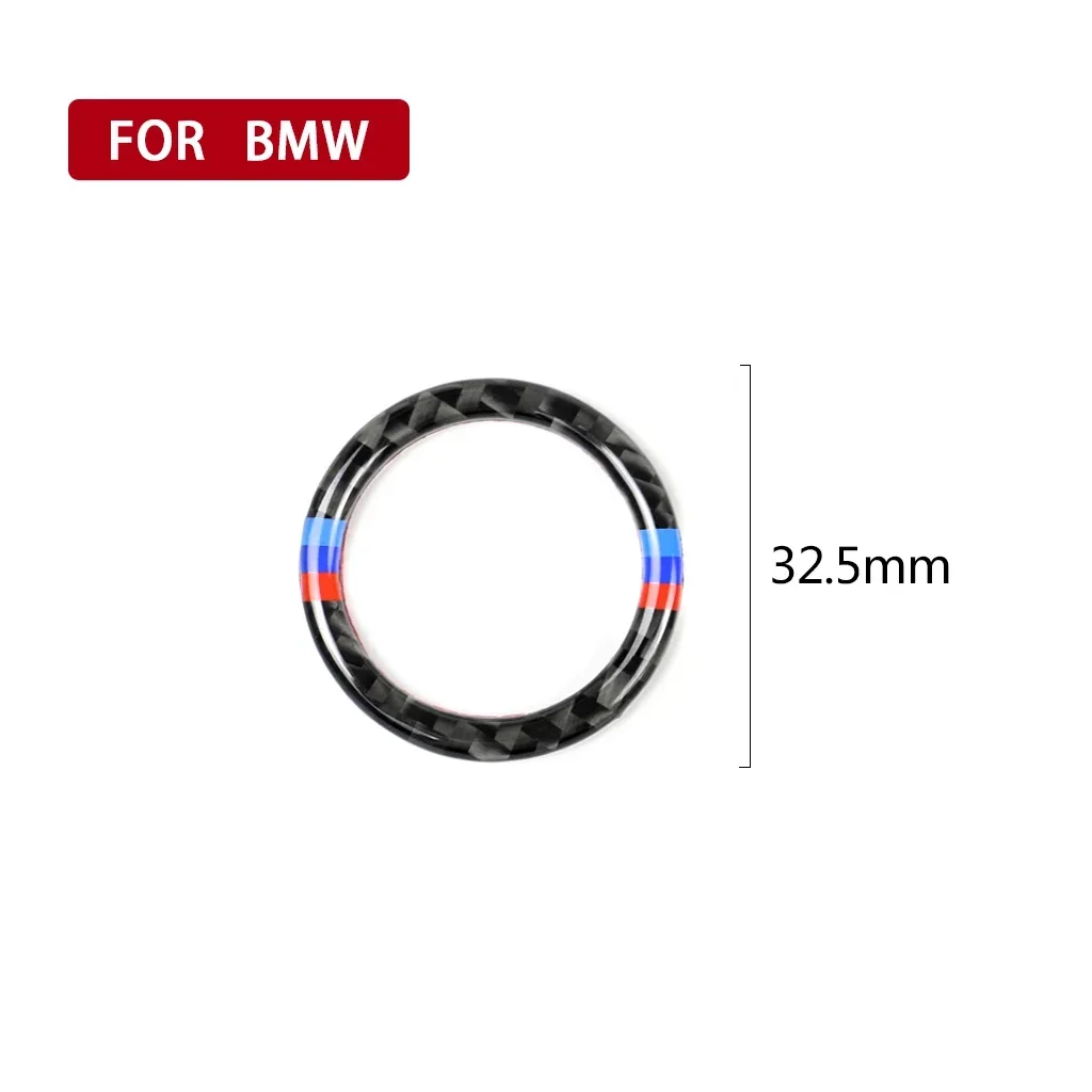 New One-Click Start Decoration Circle Stickers Start Up Engine Button Decal For BMW 3 Series E90 E92 E93 320i Z4 E89 2009-2012