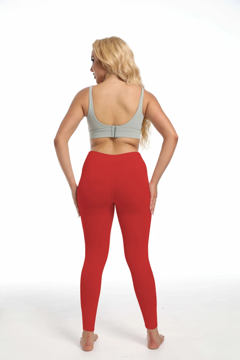 YEHAN Custom LOGO women's running trousers belly and hip yoga clothes fitness sports nude leggings