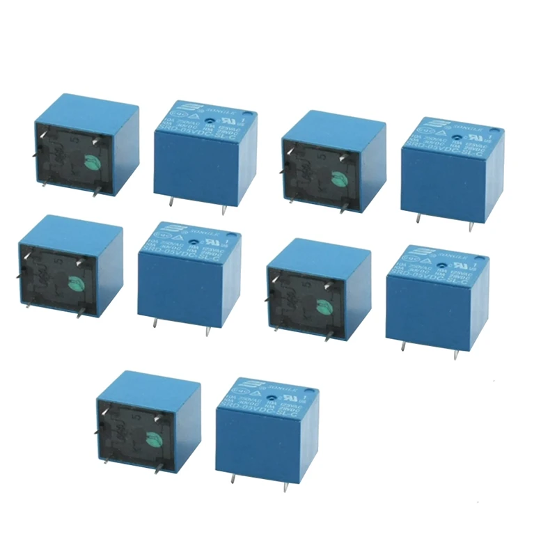 50PCS SRD Relay SRD-05VDC-SL-C SRD-09VDC-SL-C SRD-12VDC-SL-C SRD-24VDC-SL-C 10A 250VAC 5PIN T73 Power Relays