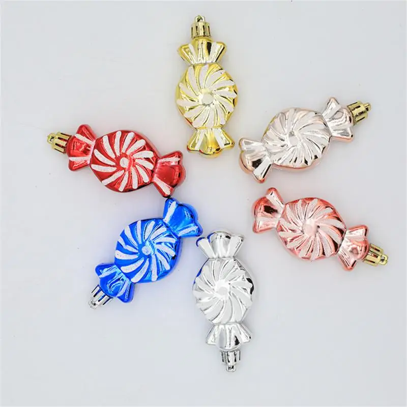 New Christmas Decorative Candy Christmas Tree Decorative Pendant Christmas Ball Painted Christmas Gift