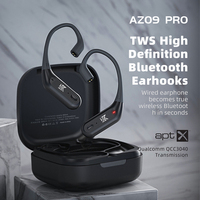 KZ AZ09 Pro Wireless Headphones Adapter Cable QCC3040 Bluetooth 5.2 Module Upgrade Cable Ear Hook C Pin With Charging Case