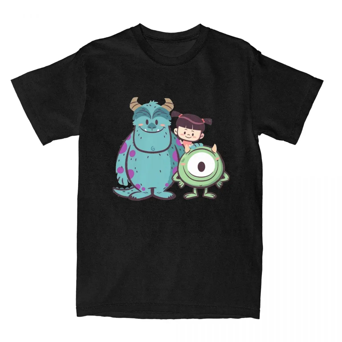 Monsters Inc Mates James P. Sullivan T Shirt Streetwear Cotton Casual Men Women Short Sleeve Stylish Harajuku Funny Unisex Tops