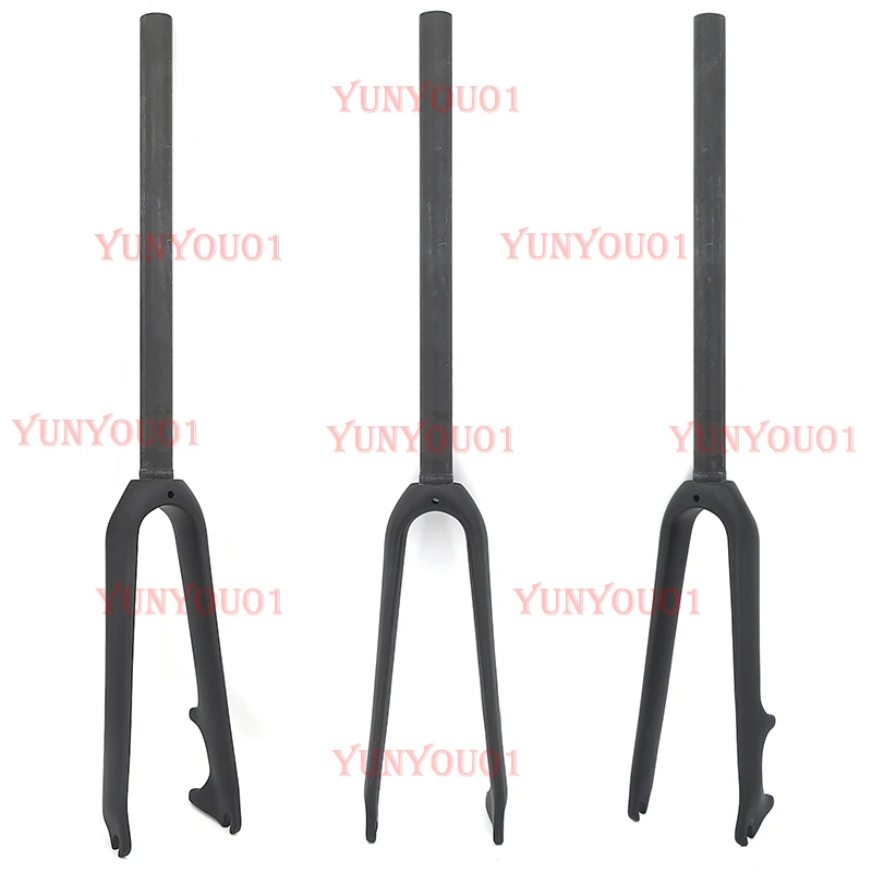 

New Carbon Fiber Wheel Disc Brake Front Fork Folding Car Full Carbon Bicycle Front Fork