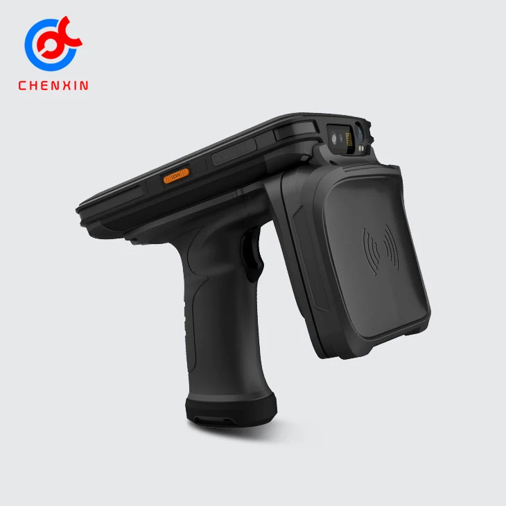 Venta caliente Chainway portátil Smartphone 1d 2d escáner de código de barras compatible con datos temperatura lector de mano Uhf Rfid de largo alcance