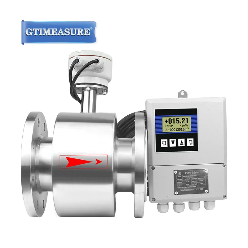 

2026 High Accuracy Flow Meter Pulse 4-20mA RS485 HART Electromagnetic Flowmeter Price Electromagnetic Flow Meter