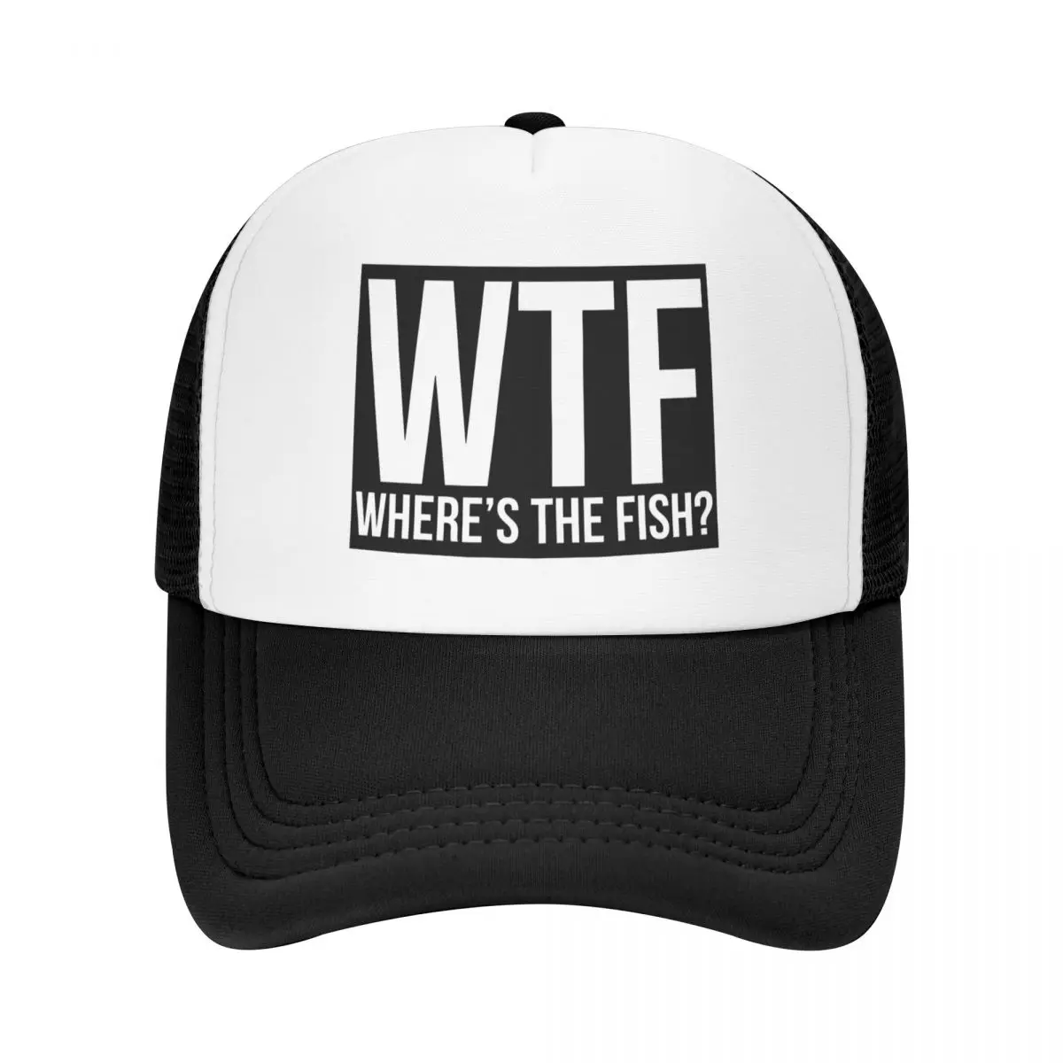 

Wtf wheres the fish , Funny Fishing , Fishing Lover Baseball Cap summer hat Hat Man Luxury Sports Cap hats for men Women Men's