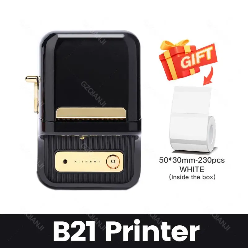 To B21 Red Portable Bluetooth Label printer Mini Pocket Sticker Maker Thermal Adhesive Mahcine for Phone Home Office Use