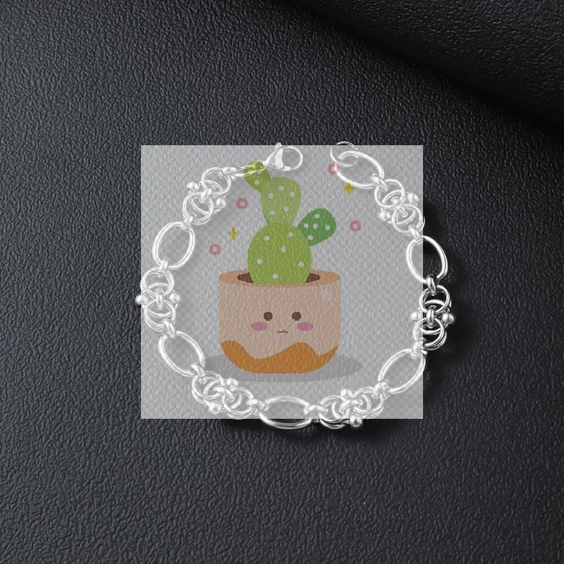 New Hip Hop Design Stainless Steel Bracelet For Men Women Kpop Classic Simple Casual Jewelry Gift