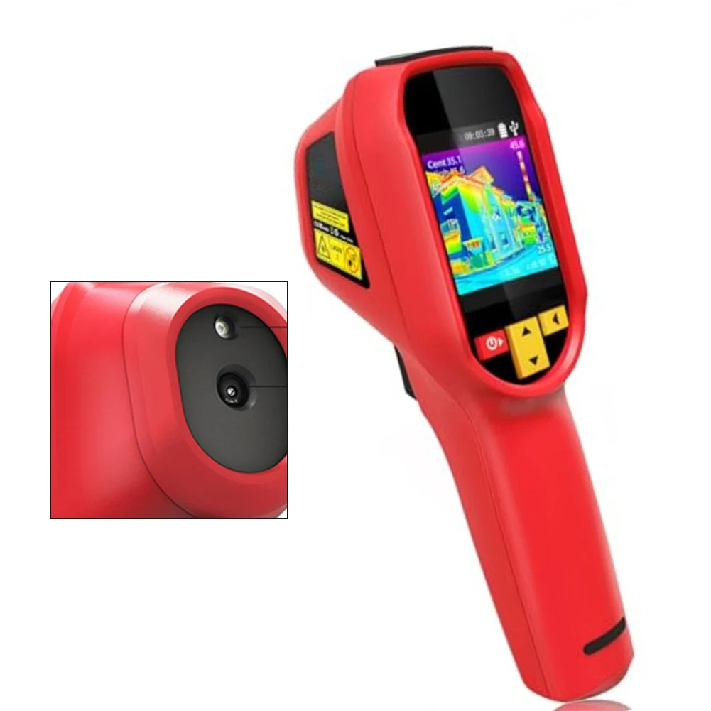 1pc Thermal Imaging Camera HX1 Thermal Imager With 15 Color Palettes 240×240 Resolution For Floor Heating Inspection
