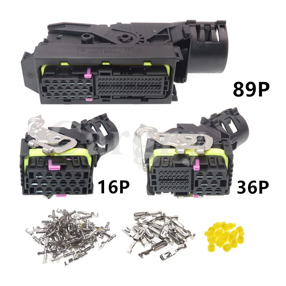 

1 Set 16P 36P 89P 1928404195 1928404199 1928404201 504122542 ECU Connector AC Assembly Car Engine Transmission PC Board Socket