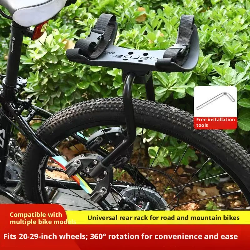 Picture 4: Bike Rear Shelf Bracket Quick Release Adjustable Bicycle Rear Seat Luggage Carrier Rack Cycling Cargo Rack Bike Accessories