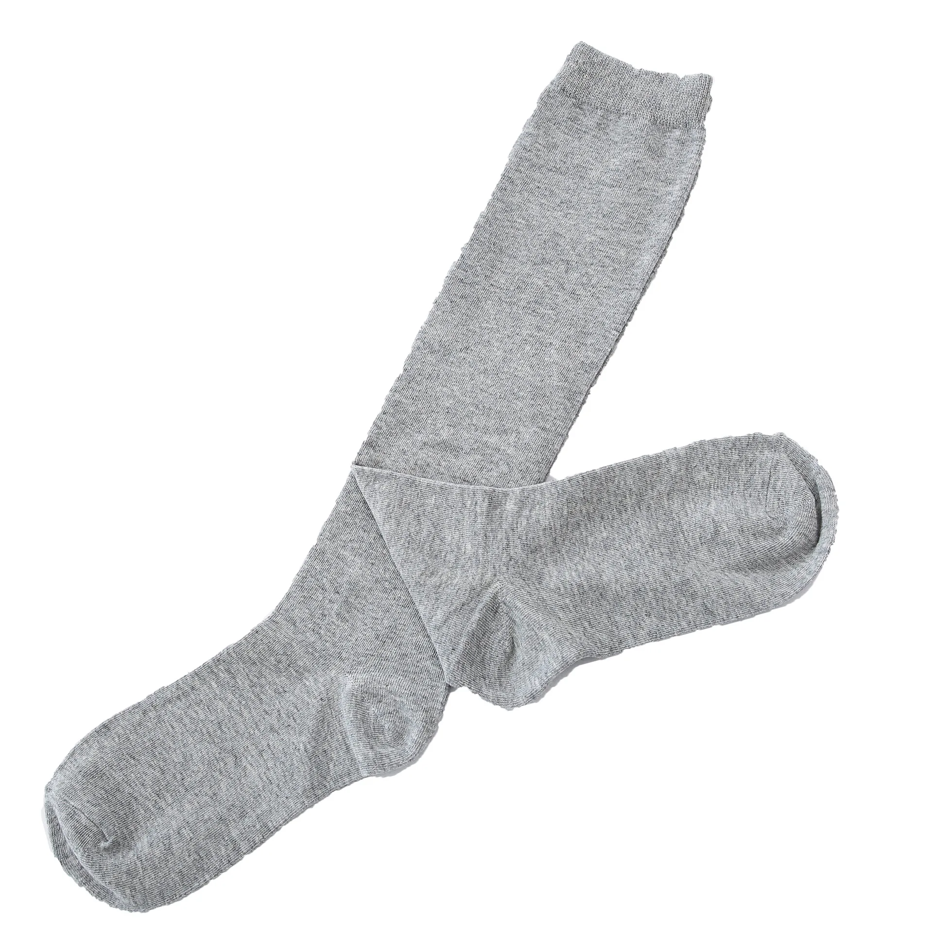 Chaussettes longues à rayures noires et blanches pour femmes, chaussettes hautes au-dessus du genou, bas chauds pour dames et filles