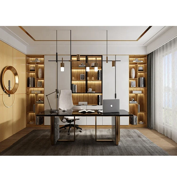 Factory Custom Made Book Shelf Storage Wood Bookcase