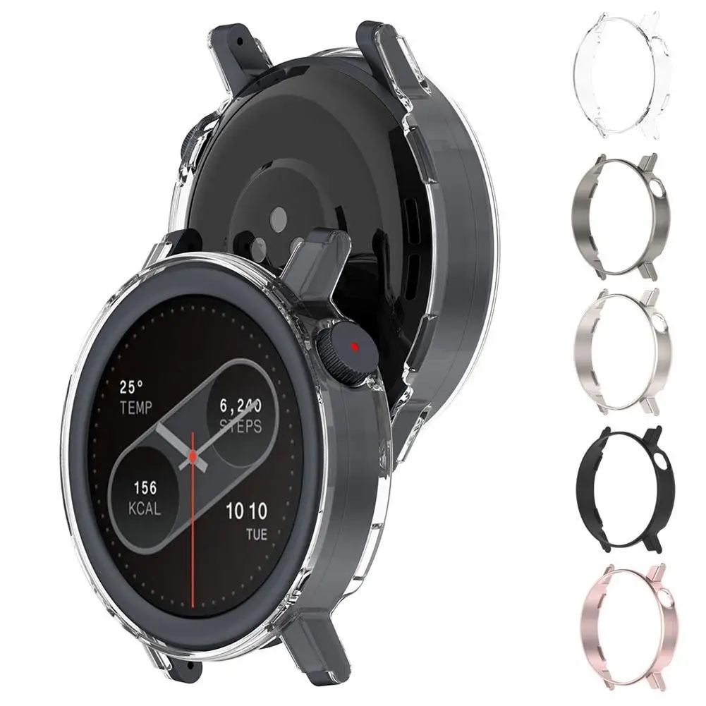 For CMF Watch3 Pro Smart Watch Anti-scratch Protector Shell TPU Half Cover Protective Case Hollow Protector Cover Accessories