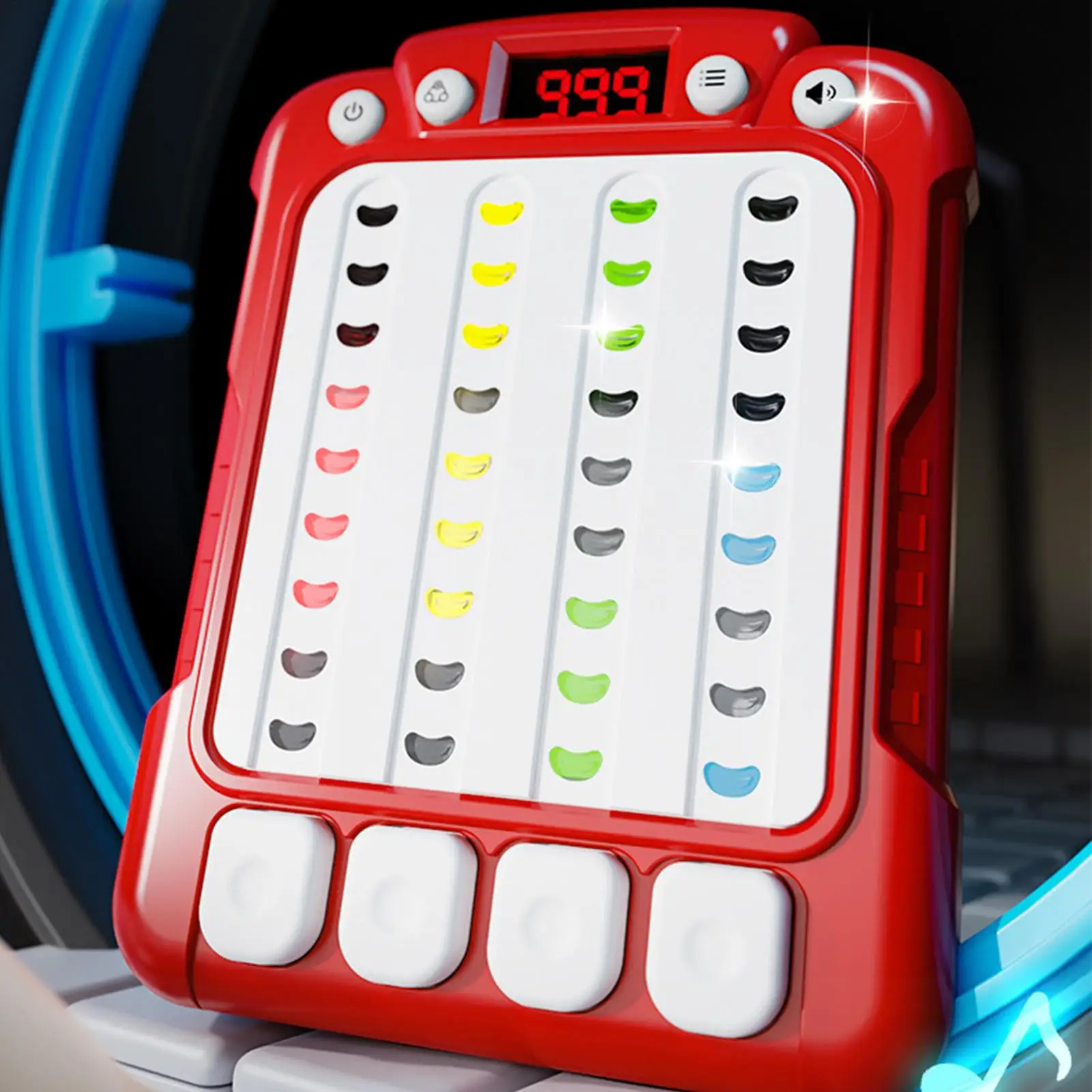 

Электронный музыкальный ритм-игровой автомат, игрушка для быстрого нажатия, игра для быстрого нажатия для детей, мальчиков и девочек, любителей музыки, повседневные игроки