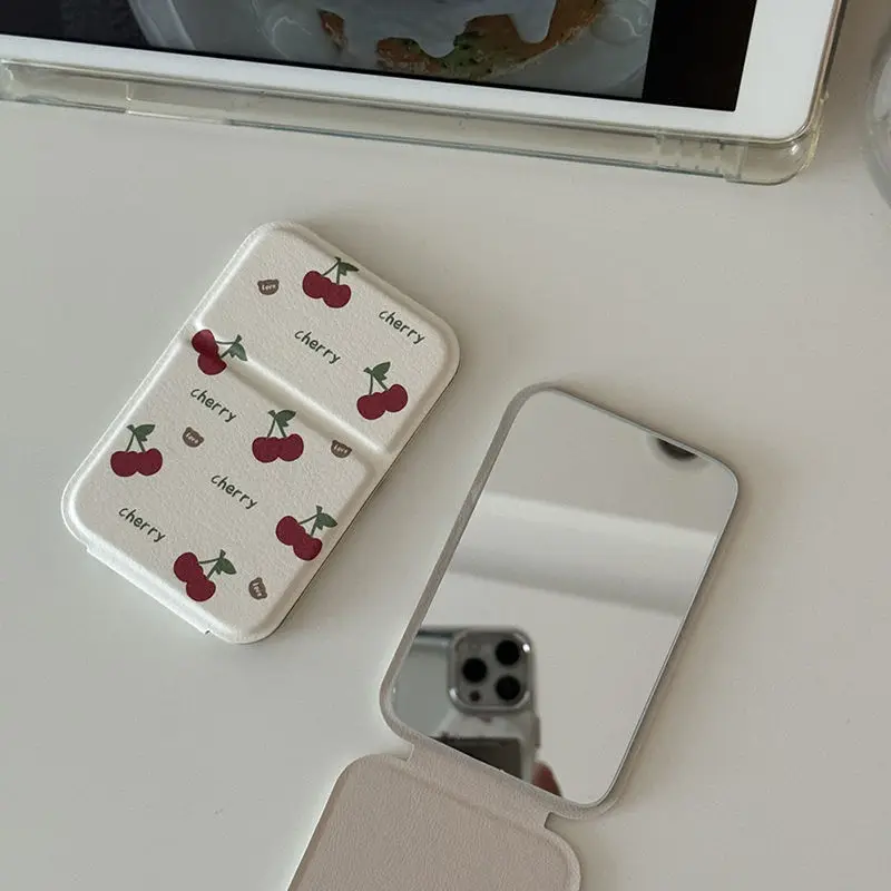 Klappbarer Schminkspiegel, tragbarer Mini-Spiegel, süßer Hand-Schminkspiegel, tragbarer Desktop-Schminkspiegel, ein Geschenk für Mädchen