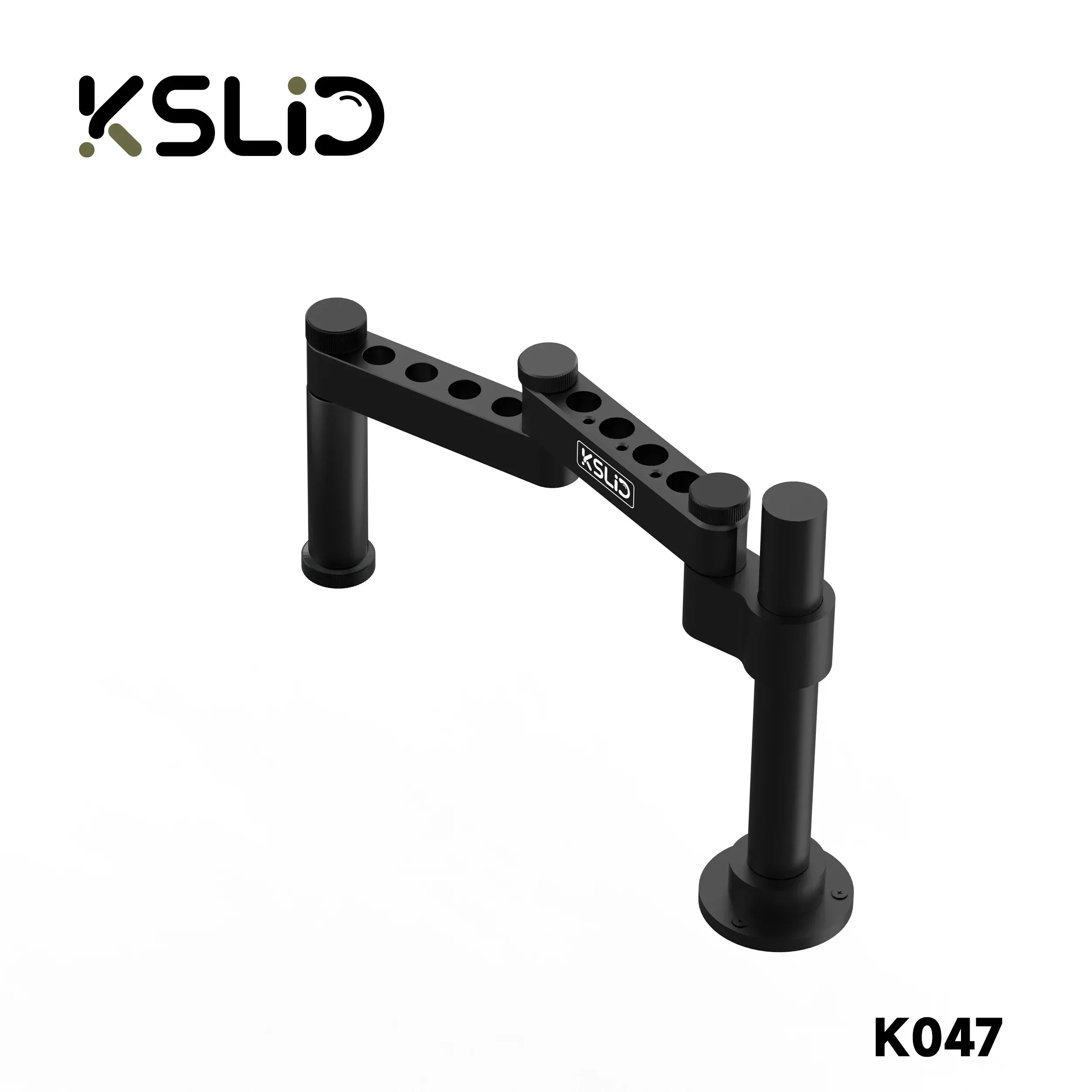 K047 K048 Microscopes Folding Swing Arm Fixed Lift Bracket Compatible with 99% Microscopes 360° Rotating Universal Support Tools