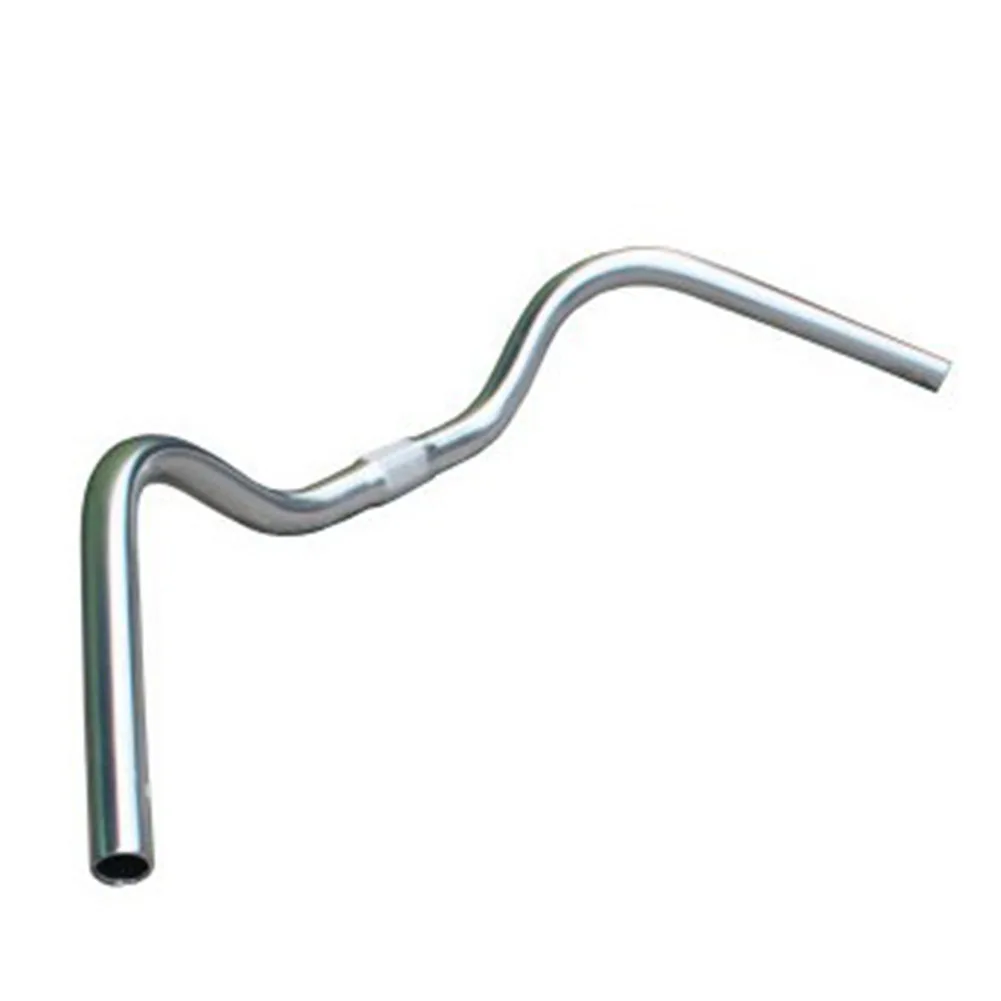 1 Pcs Kids Bike All Rounder Handlebars Bike Trekking Comfort Silver For Cruiser Sit Up Handbar Replace Practical Parts