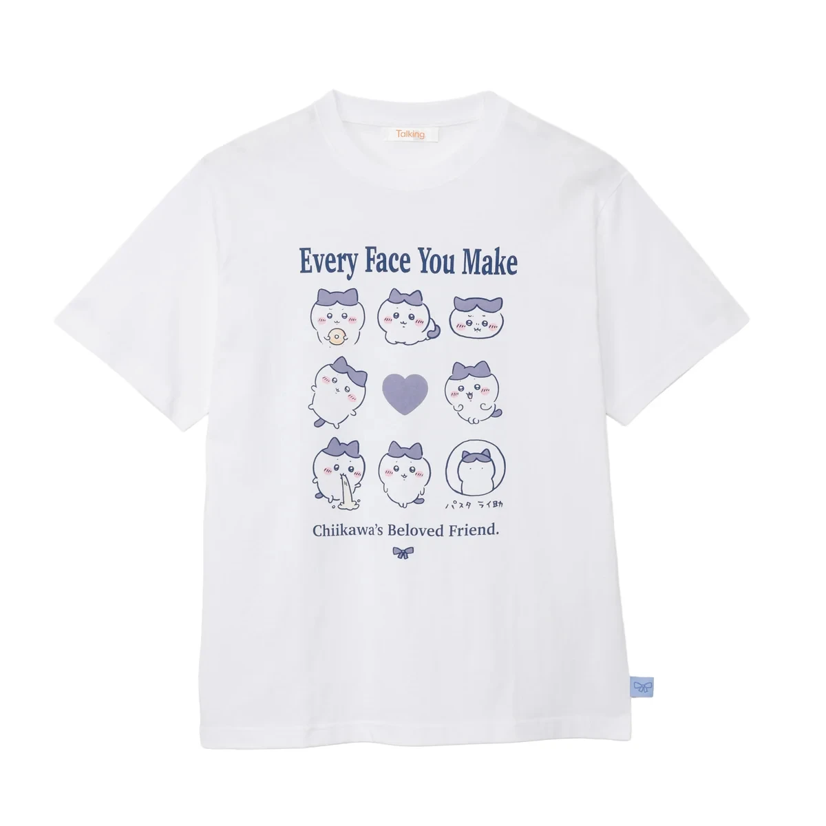 2026 Chiikawa T-shirt Little Eight Cat Summer Parent Child Pure Cotton T-shirt Comfortable, Breathable, High Quality Ins Y2k