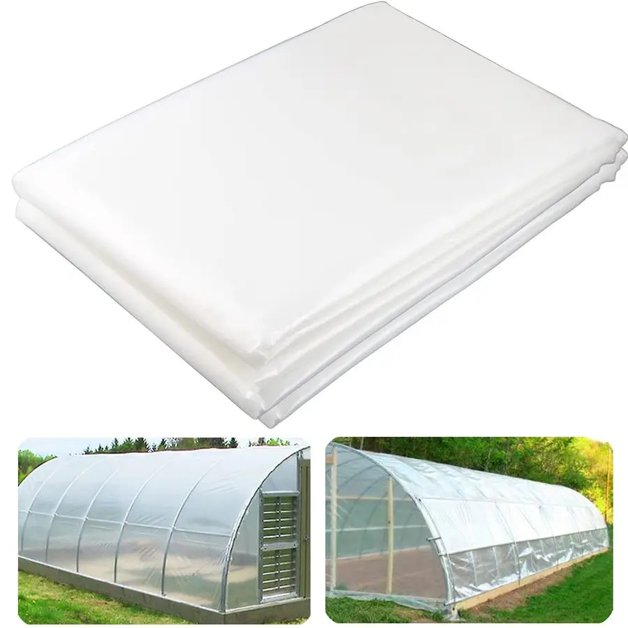 

Прозрачный пластиковый лист для теплиц 20 x 28, устойчивый к ультрафиолетовому излучению обруч из полиэтиленовой пленки для теплиц на 6 мил, пластиковый чехол для теплиц Green House для Fa