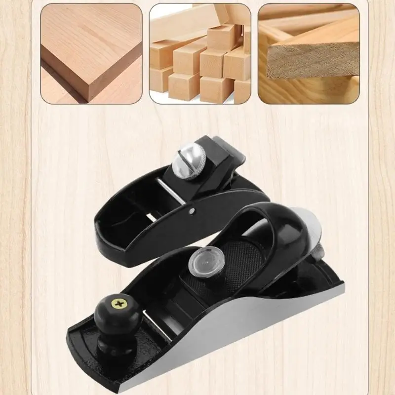 L74C Woodworking Tool European Woodworking Planer Home Carbon Steel Small Trimming Plane 30x90mm/175x54mm