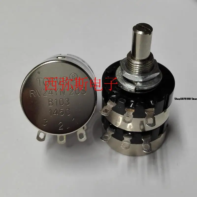 

Topvr дуплексный потенциометр rv24yg20sb103 10K, двухслойный потенциометр