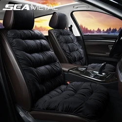 SEAMETAL Plush Car Seat Cover Winter Warm Auto Seat Cushion Thicken Anti Slip Seat Protector Cushion for Suv Sedan Truck Pick-Up