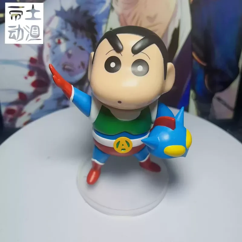 Figure Model 15cm Crayon Shin-chan Gk Kinetic Light Wave Crayon Shin-chan Children's Toys Ornaments Christmas Gift