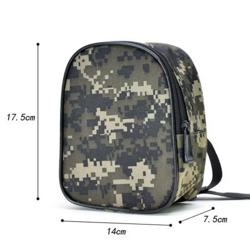 Camouflage fishing gear small bag, lure rod bag, accessory bag, fishing reel bag, outdoor fishing equipment storage bag, multifu view 4
