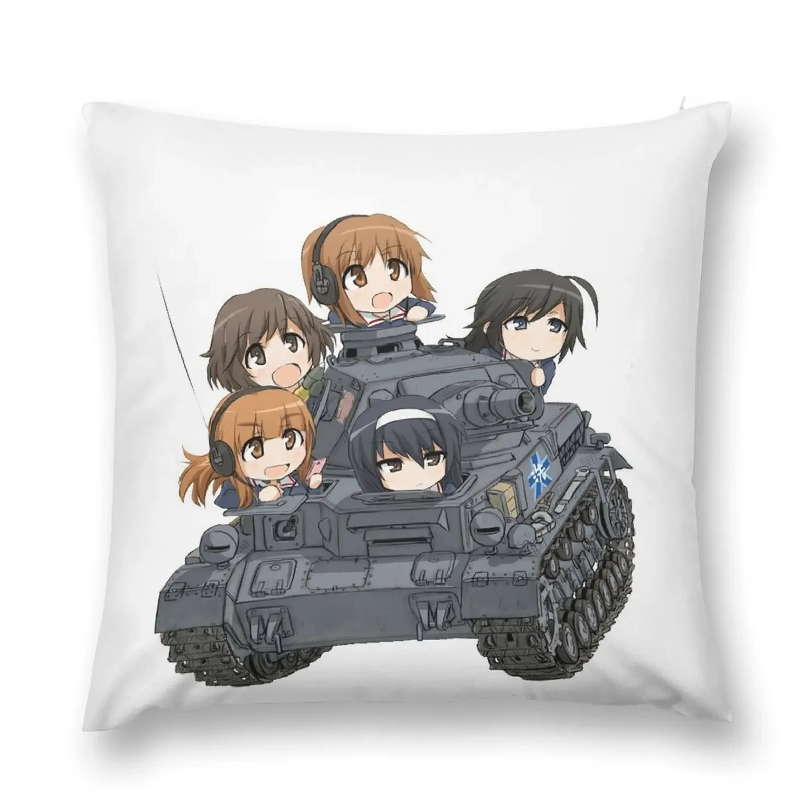 Girls Und Panzer Throw Pillow Christmas Throw Pillows Covers Decorative Cushions For Luxury Sofa pillow cover luxury pillow