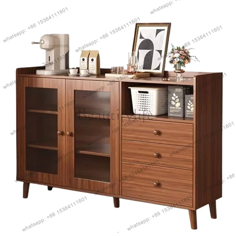 LSBrown Kitchen Cabinets Organizer Shelf Upgrades Simple Strong Storage Cabinets Living Room Meuble Rangement Furniture Home