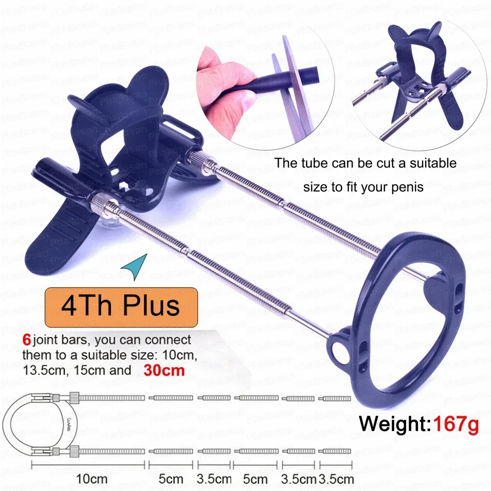 4th Generation Male Enlarger Stretcher Tension Traction Correction Bending Penis Extender Enlarger Device For Men Penis Extender