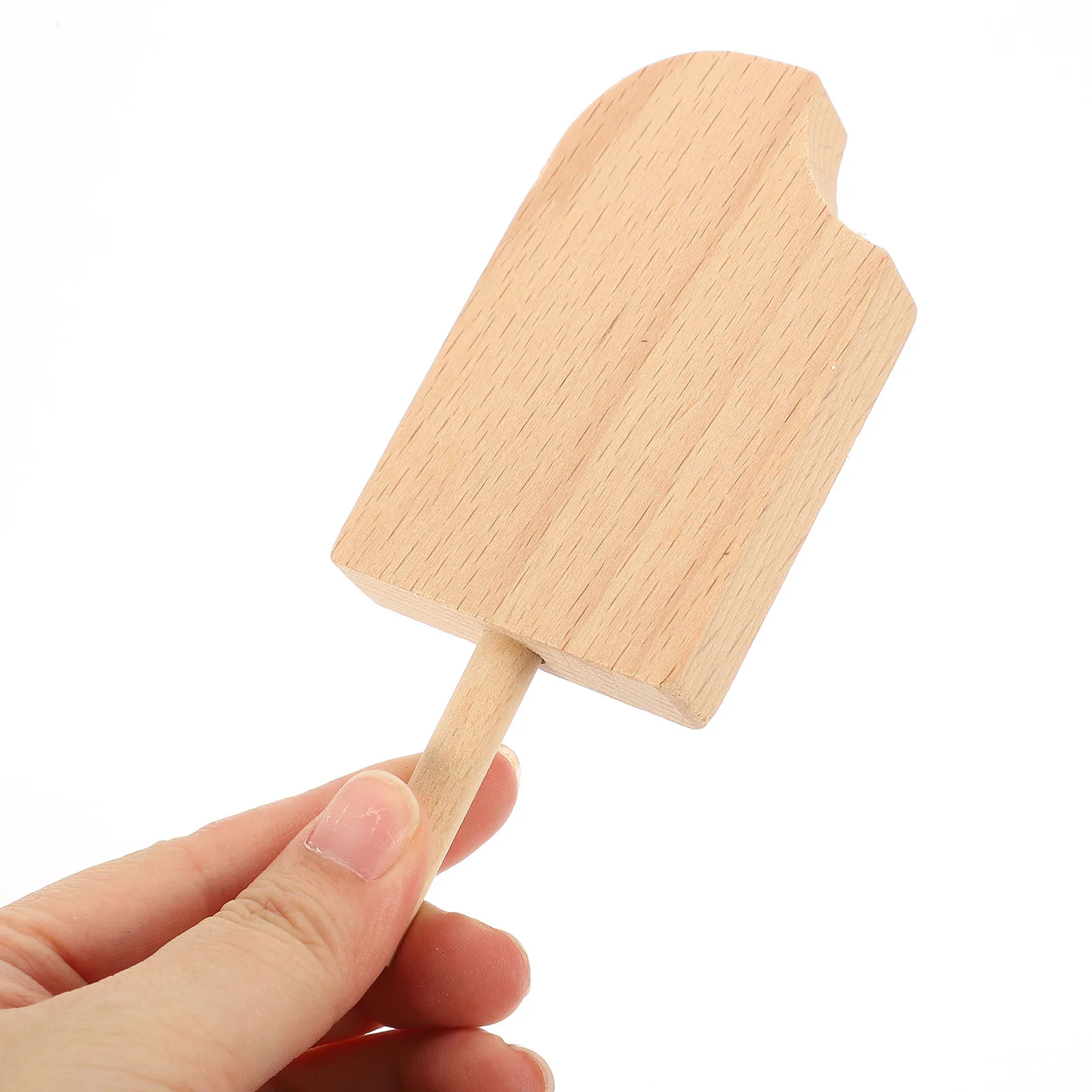 

7 Pcs Ice Pop Molds Cream Popsicle Decoration Homemade Popsicles Wood Blank Child