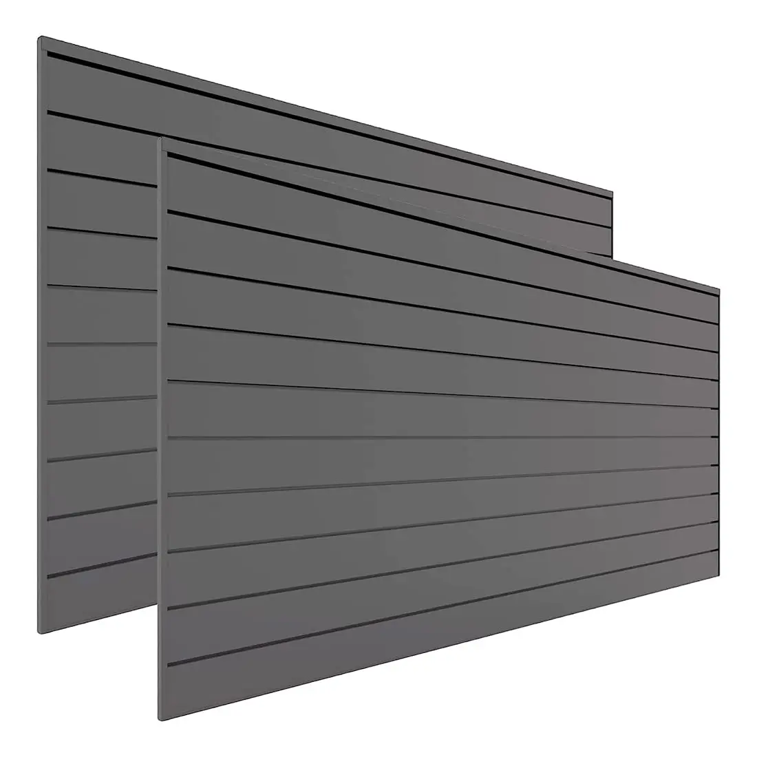 Proslat Garage Storage Sections (20 Single slats which Make up 64 sq.ft Once Installed) (Charcoal) (Dark Gray)