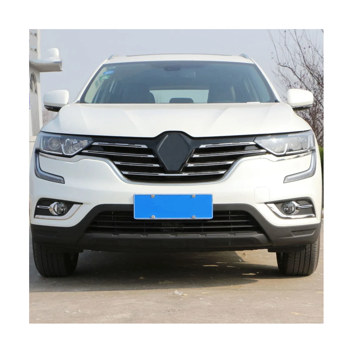 สำหรับ Renault Koleos 2017-2020ฝาครอบแผ่นเรืองแสงตัดหมอกหน้าแต่งกรอบอุปกรณ์ประดับตกแต่ง