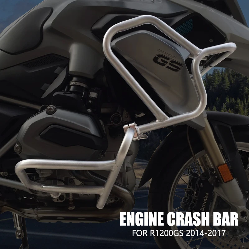 

Fit For BMW R1200GS R1200 GS Motorcycle Upper&Lower Bumper R 1200GS R 1200 GS 2014-2017 2016 Crash Bar Engine Guard Protector