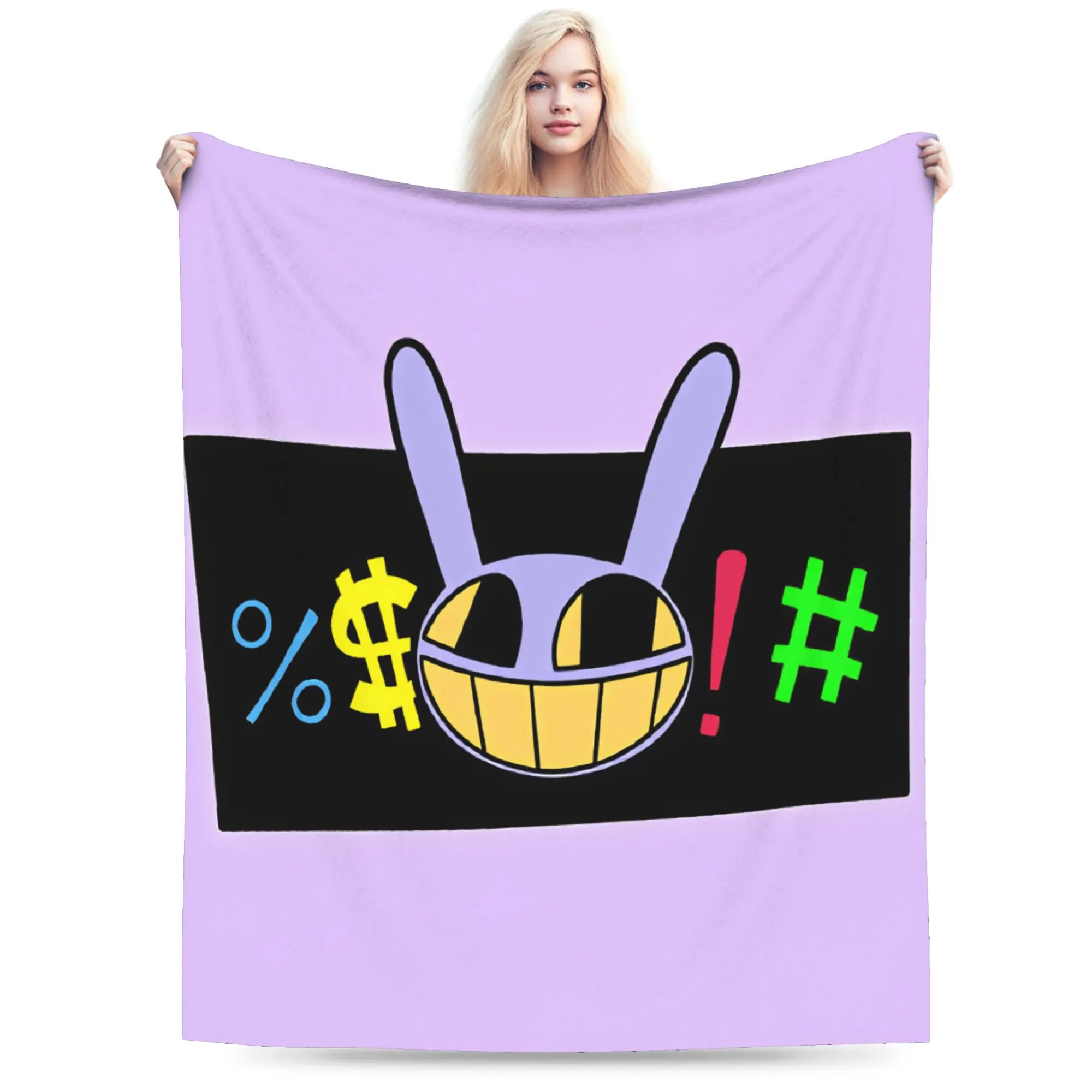 Warm Blankets Camping A-Amazing D-Digital C-Circus T-TADC Throw Blanket Funny  Bedspread For Home Decor