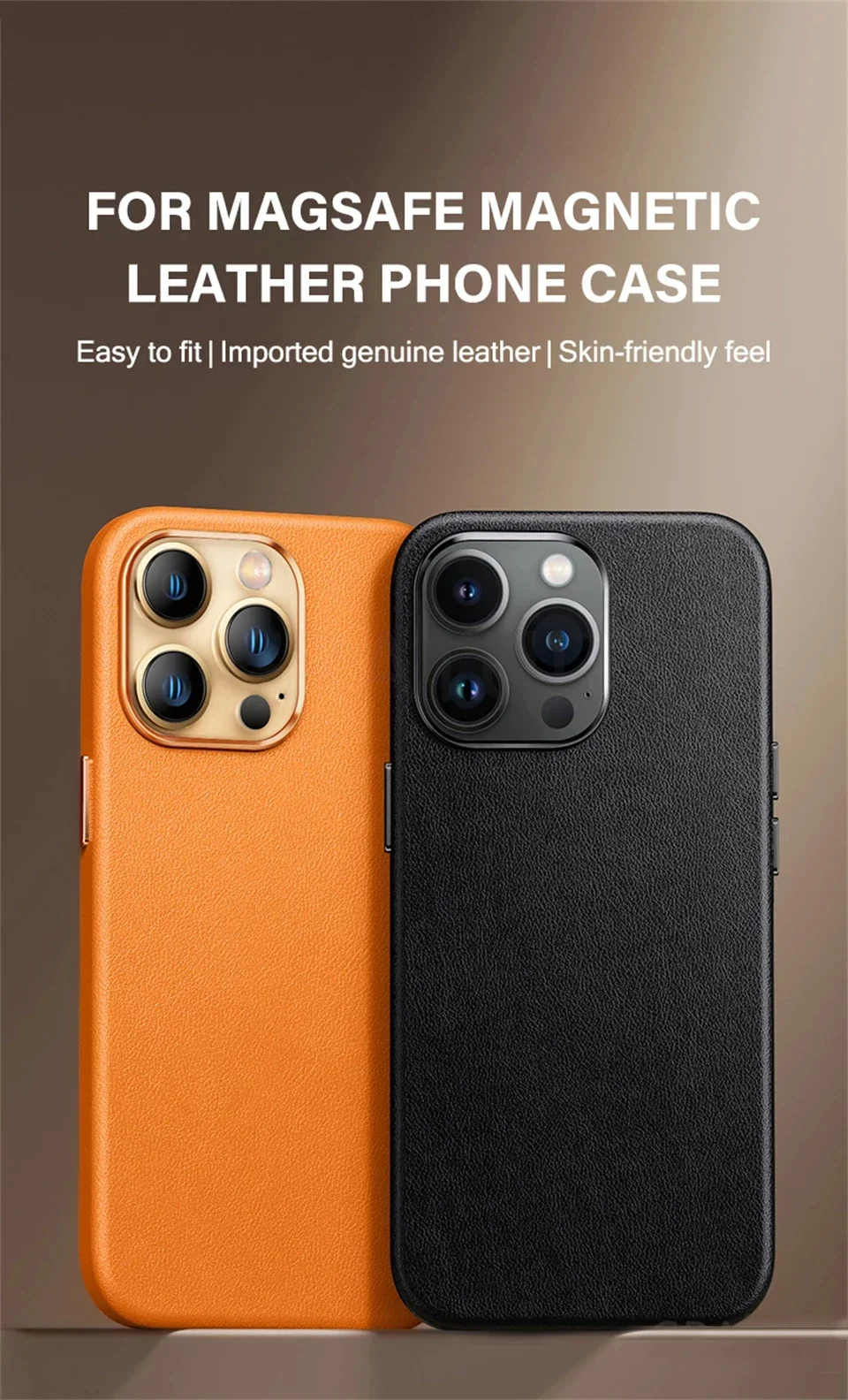 Official Original Animated Leather Cases for iPhone 16 13 14 15 Pro Max for Magsafe Magnetic Wireless Charging Cover For 15 Plus