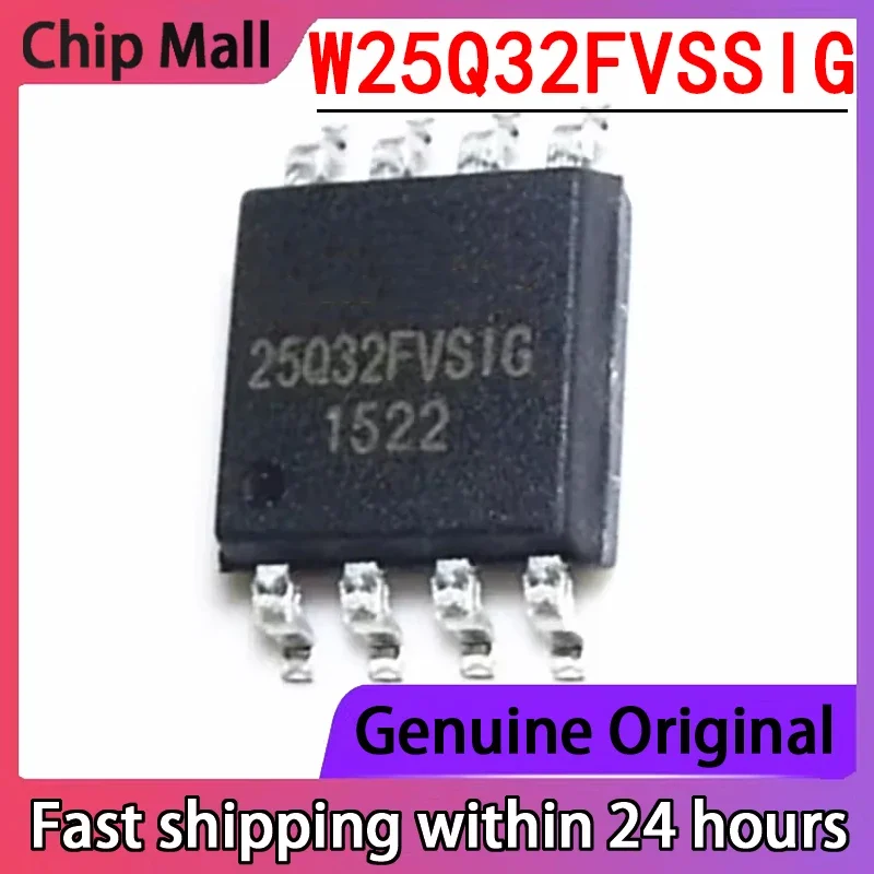 

10 шт., абсолютно новая оригинальная упаковка W25Q32FVSSIG, SOP8, 4 м, флэш-чип, подлинный