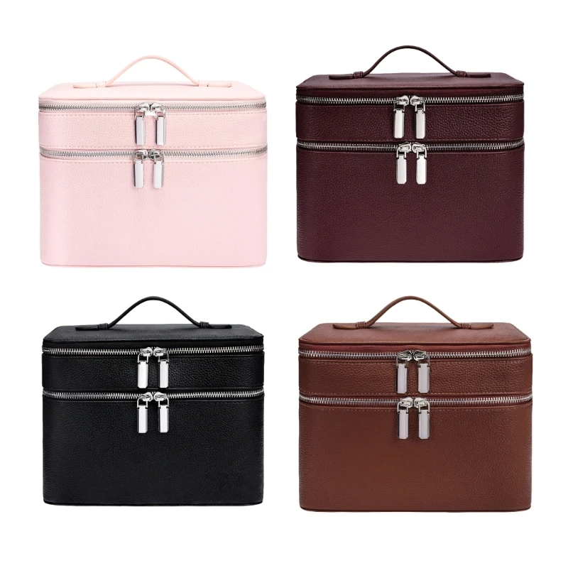 

340D Spacious 24x18x17cm Makeup Container Including Detachable Dividers Perfect For Daily Use