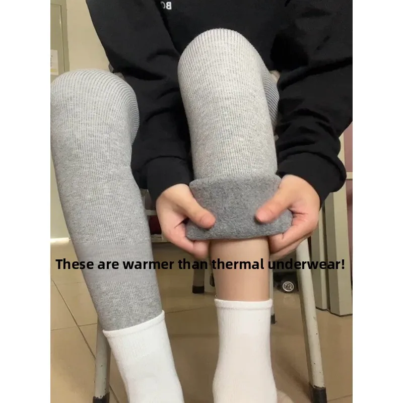 

Брюки для йоги, женская внутренняя и верхняя одежда, осенне-зимние теплые спортивные леггинсы на подкладке для похудения, повседневные брюки