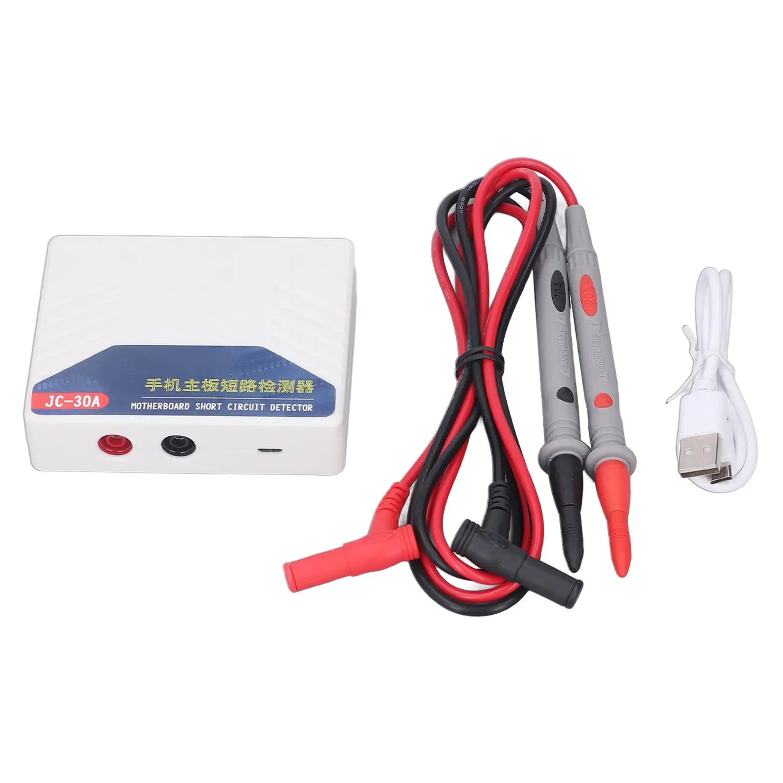 Advanced Motherboard Short Circuit Detector with Test Cable - Circuit Fault Tester for Electronics