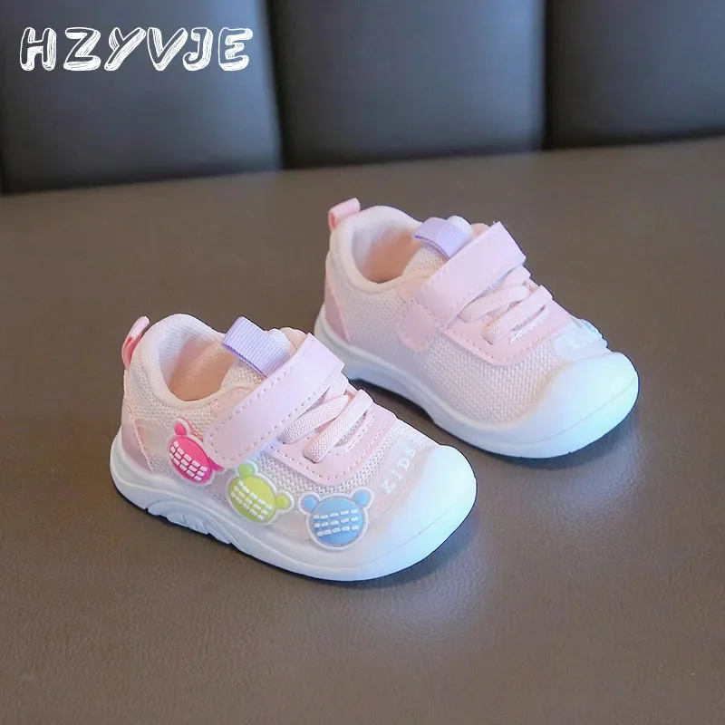 Spring and Autumn Baby Anti Slip Soft Sole Walking Shoes Opportunities Shoes Boy\'s and Girl\'s Mesh Upper Breathable Casual Shoes