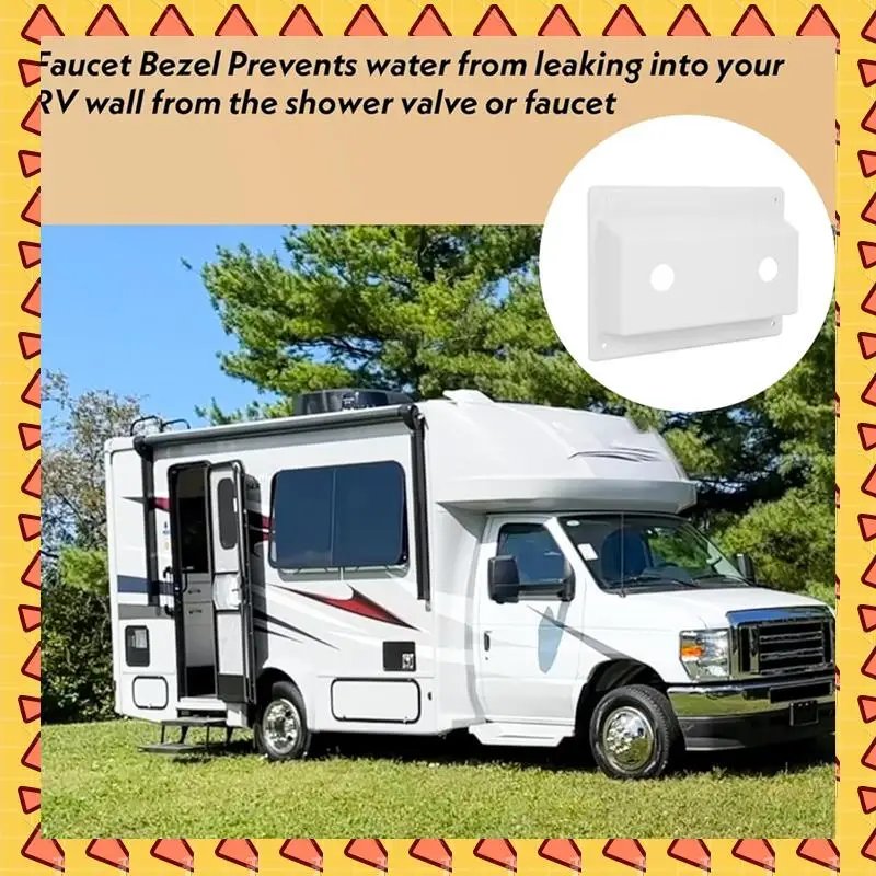 A008 Faucet Bezel Stand Off Faucet Cover Replacement, Faucet Bezel Stand Off Faucet Cover For RV Caravans Shower