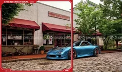 For Mazda RX7 FD3S VTX1 Type Side Skirt Glass Fiber Side Skirt Trim RX7 Racing Part Body Kit Rocket FRP Side Skirt Accessories
