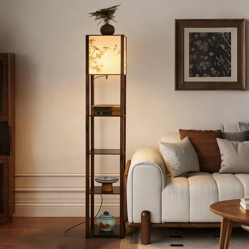 Chinese living room sofa rack integrated decorative atmosphere lamp desk lamp
