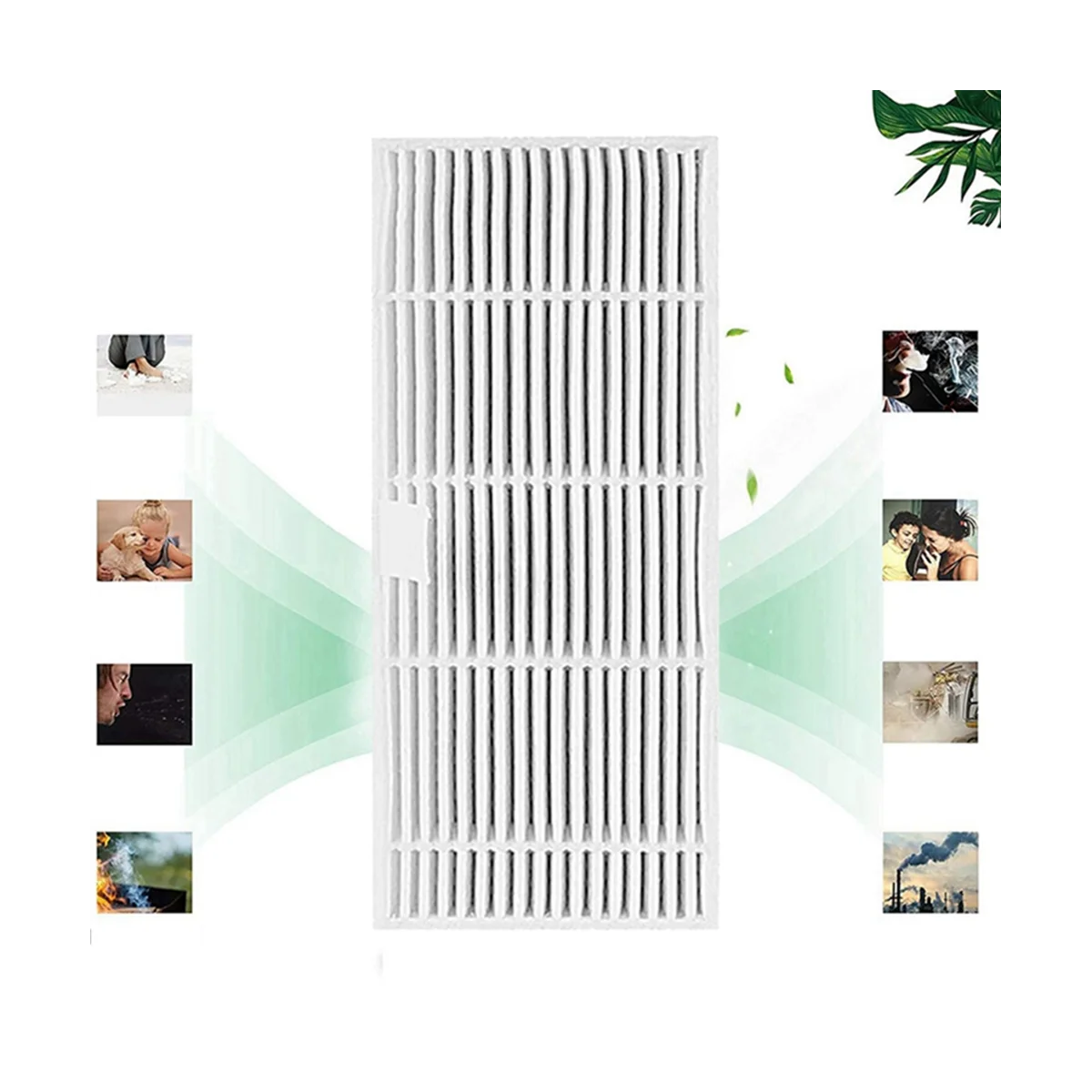 4 buah Filter sikat samping kain pel untuk BR150 BR151/BR150 BR151/BR150 BR151 Robot penyedot debu