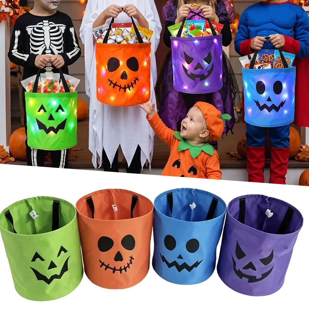 4pcs Candy Bucket Bag,Hallowee - Diy Halloween Electronics ulasan dan harga